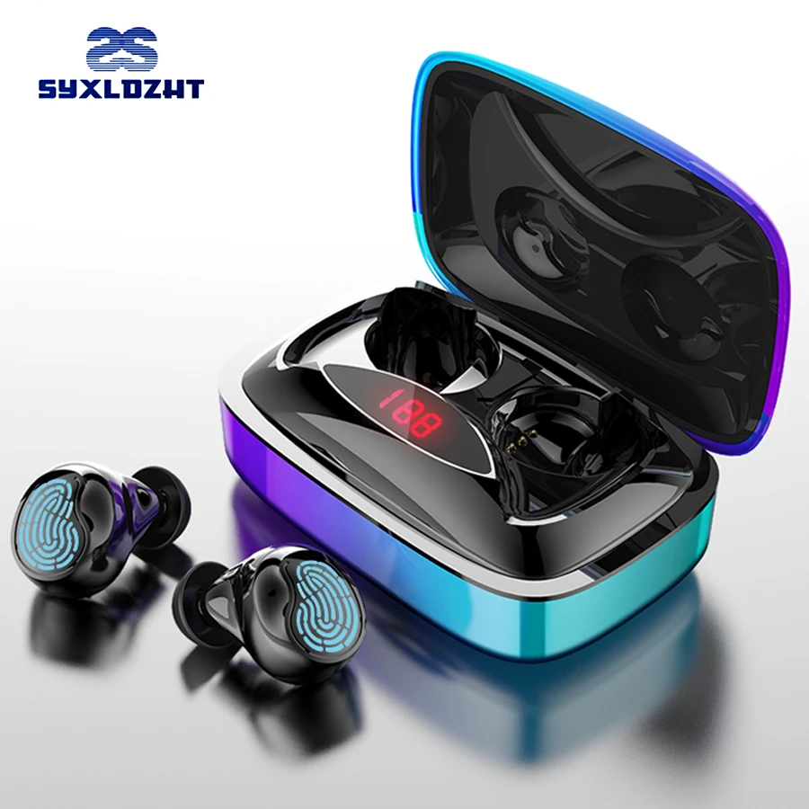 Сенсорная Беспроводная bluetooth-гарнитура X29 Tws, градиентные bluetooth-наушники с микрофоном, стереонаушники, беспроводные наушники для телефона