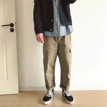 Pants Male Overalls Big Size Retro Loose Mens Pants Fashions Men Pentalon Homme Pantalon Students Hot Products GG50ck058