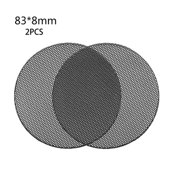 

2Pcs For 1"/2"/2.5"/3"/3.5"/4"/5"/6"/8" inch Speaker Conversion Net Cover Car Audio- Decorative Circle Metal Mesh Grille Protect