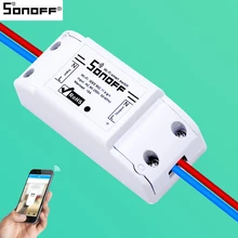 Sonoff Basici WiFi беспроводной смарт-коммутатор модуль умный дом дистанционное управление переключатель синхронизации розетка Поддержка WiFi переключатель смартфон