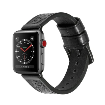 

Replacement Samrt Watch Band For men gift leather band for apple watch 4 3 2 1 Leather watch strap for Apple iwatch 42mm 38mm