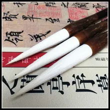3 pçs chinês caligrafia escova de cabelo longo de lã caligrafia cursiva script oficial pintura escrita pincel tinta china