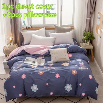 

2020 New Hot Luxury Twin FUll Queen king double single size Fruit gray soft Duvet cover Pillowcase quilt cover bedding set