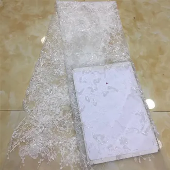 

best quality BZL-8.0522 embroidered African Tulle Lace Fabric African French Lace Fabric with embroidery