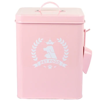 

LBER 4-5L Sealed Jars Pet Food Storage Barrels, Pest Control and Moldproof Dog Cat Food Cans Jars