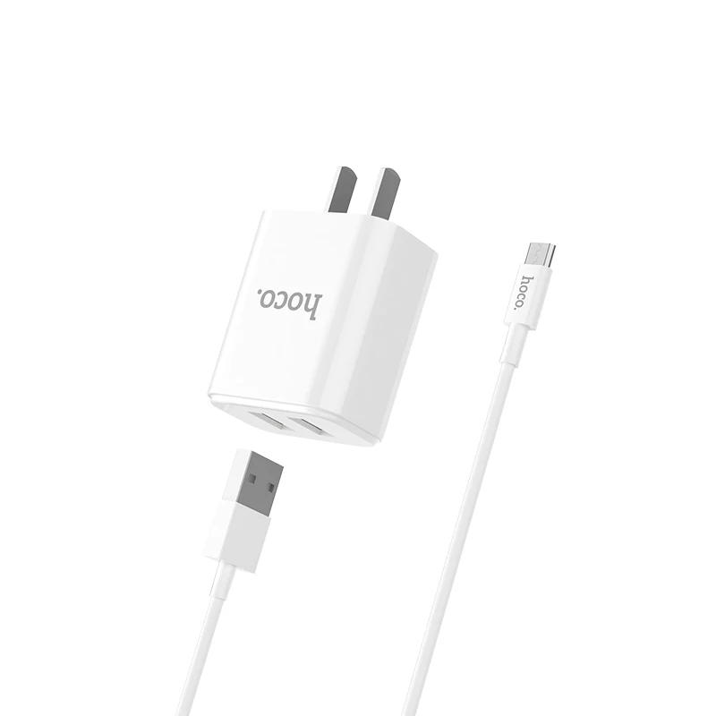 HOCO C62 10 шт./лот 5 в 2.1A USB зарядное устройство для iPhone 11 Xs Max US Plug настенное зарядное устройство адаптер для samsung Xiaomi huawei