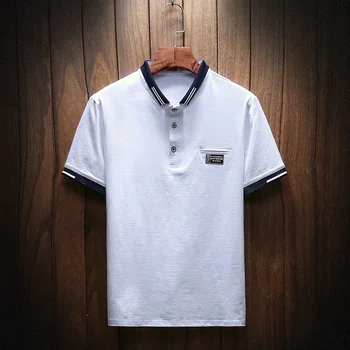 

High Quality Tops&Tees Men's shirts Business men brands Shirts Decorative patch mens shirt 3 colors