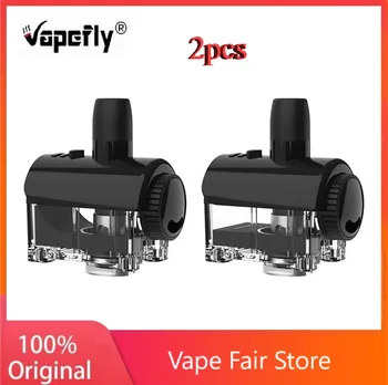 

2pcs Original Vapefly TGO Replacement Pod Cartridge 4.5ml Cartridge & Replaceable Coil System & Perfect for Vapefly TGO Pod Kit