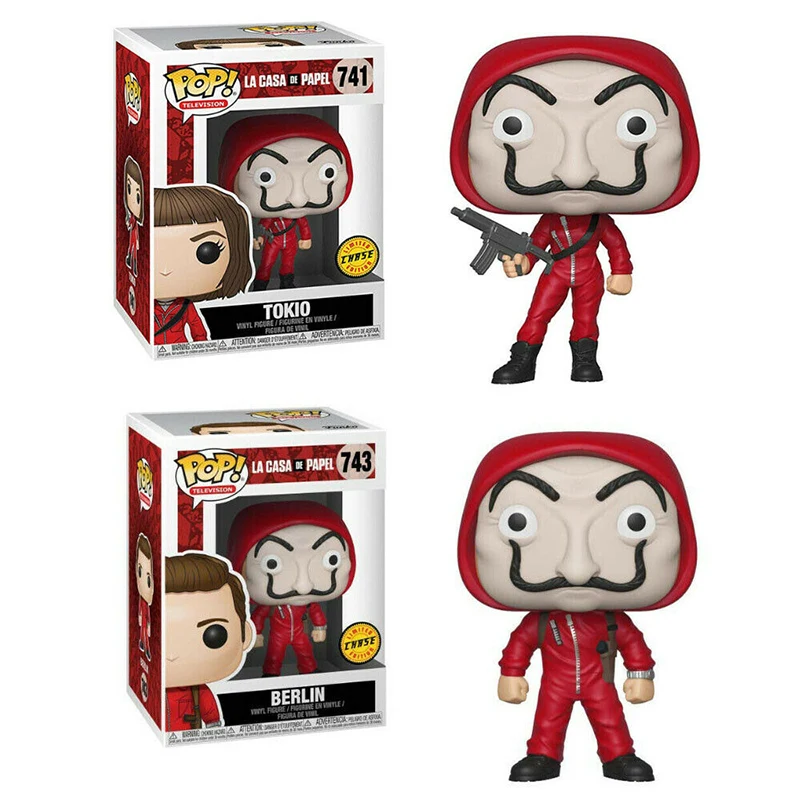 Фигурка FUNKO POP La casa de papel Виниловая фигурка #741 #743 Токио коллекционная игрушки дом
