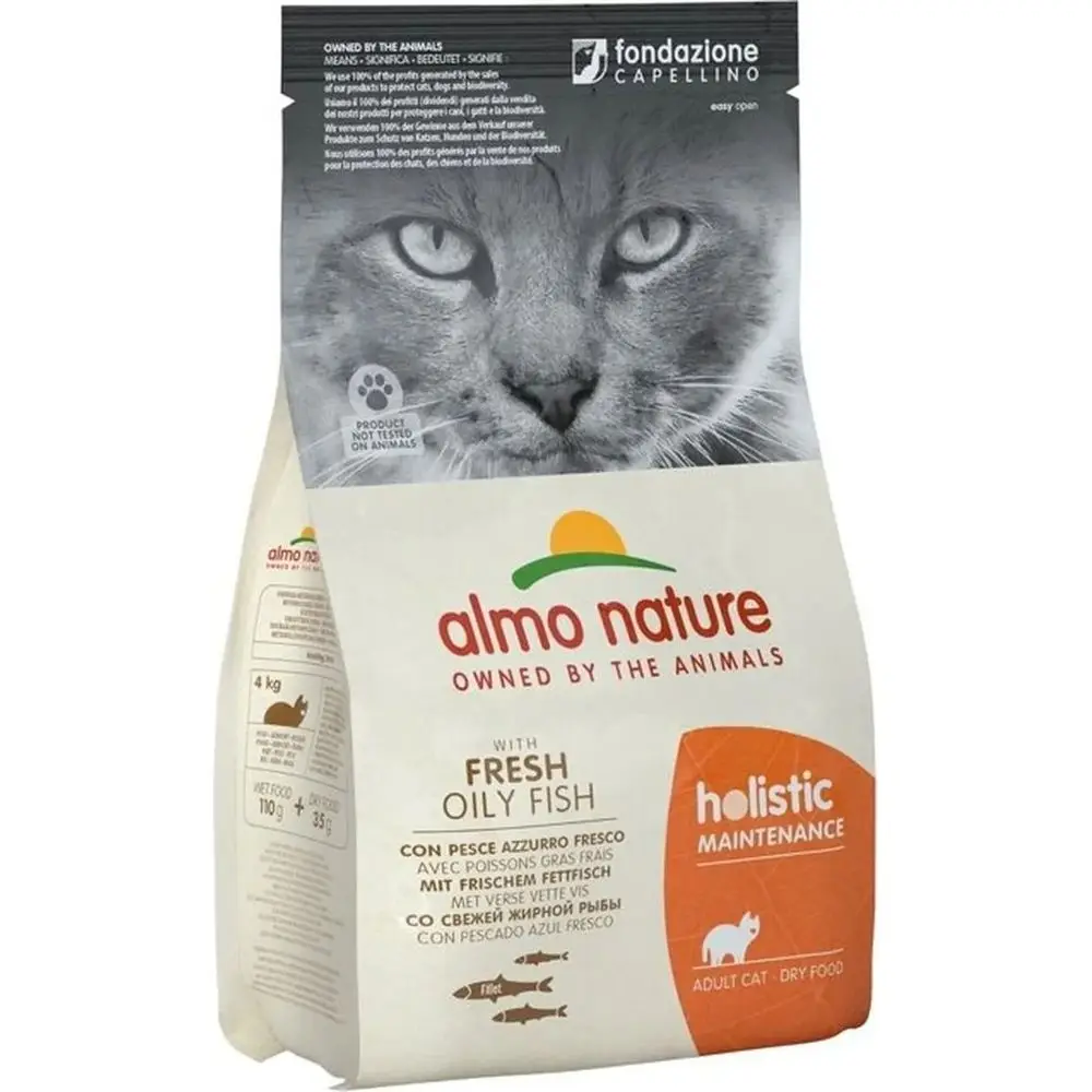 Almo Nature корм для кошек Holistic профилактика избыточного веса с рыбой рисом 2 кг | Дом и