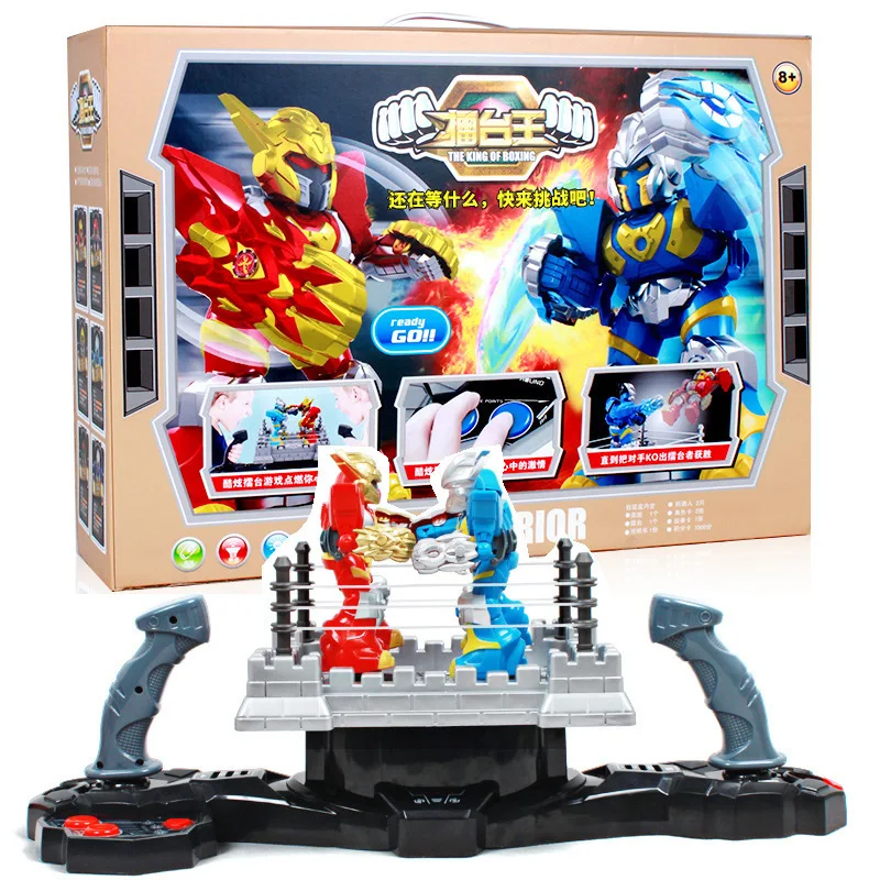 

Long Xiang Toy Ring King Remote Control Toy Robot Battle Electric Double Fighting Boxing Play with Your Partner