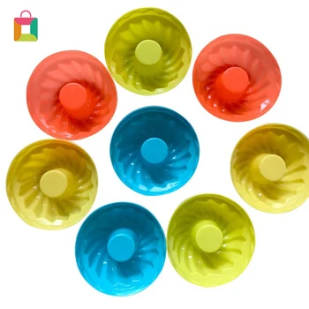 

4Pcs Creative Ring Cooking Silicone Mold Bakeware Kitchen Silicone Bread Cake Decorating Tools Cozy