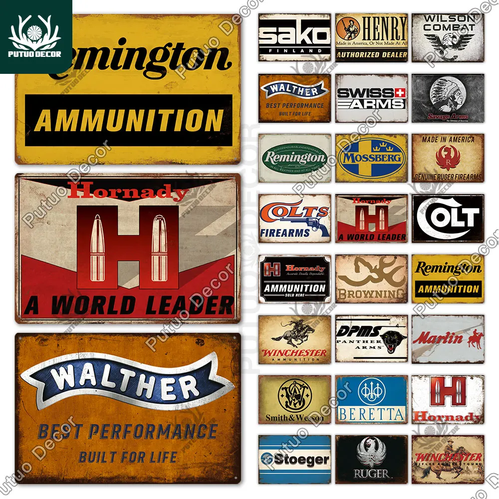Putuo Decor Gun Brand Shabby Tin Sign Metal Sign Decorative Vintage Decor Plaque For Garage Man Cave Club Home Wall Decoration Plaques Signs Aliexpress Putuo Decor Gun Brand Shabby Tin Sign Metal Sign Decorative Vintage Decor Plaque For Garage Man Cave Club Home Wall Decoration Plaques Signs Aliexpress