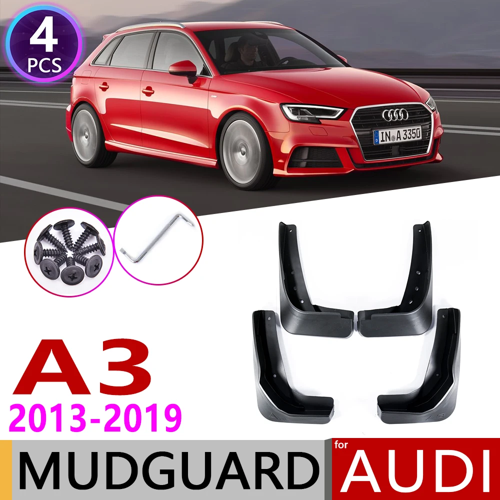Автомобильный брызговик для Audi A3 Sportback люк 2013 ~ 2019 Fender Всплеск закрылки аксессуары