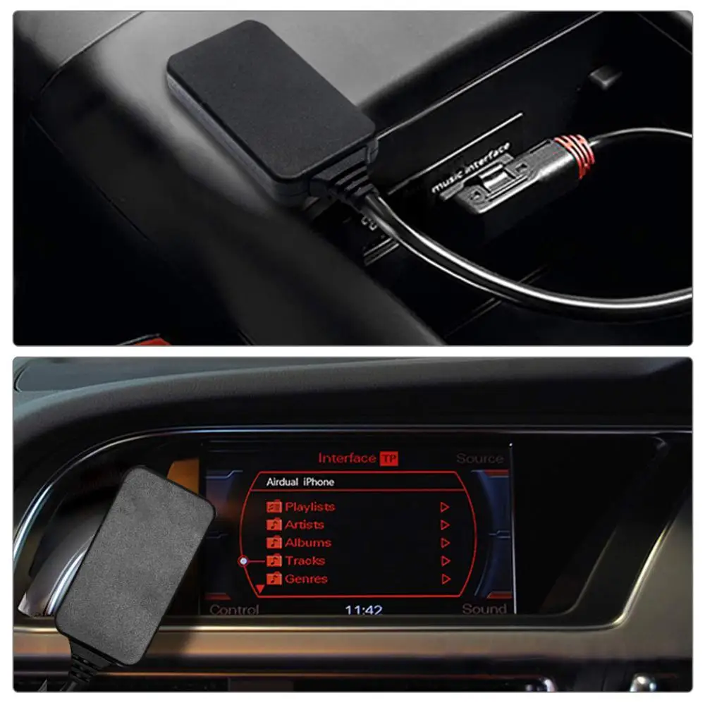 AMI MMI Bluetooth аудио Aux кабель адаптер автомобильный музыкальный интерфейс для Audi A7 R7 S5 Q7 A6L 8L/4L