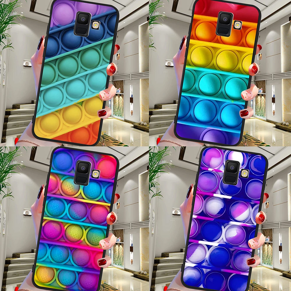Новый пузырьковый антистресс для Samsung Galaxy A3 A5 A6 A7 A8 A10 A30 A40 A50 A22 A32 A72 A82 J5 J6 J7 J8 Plus |