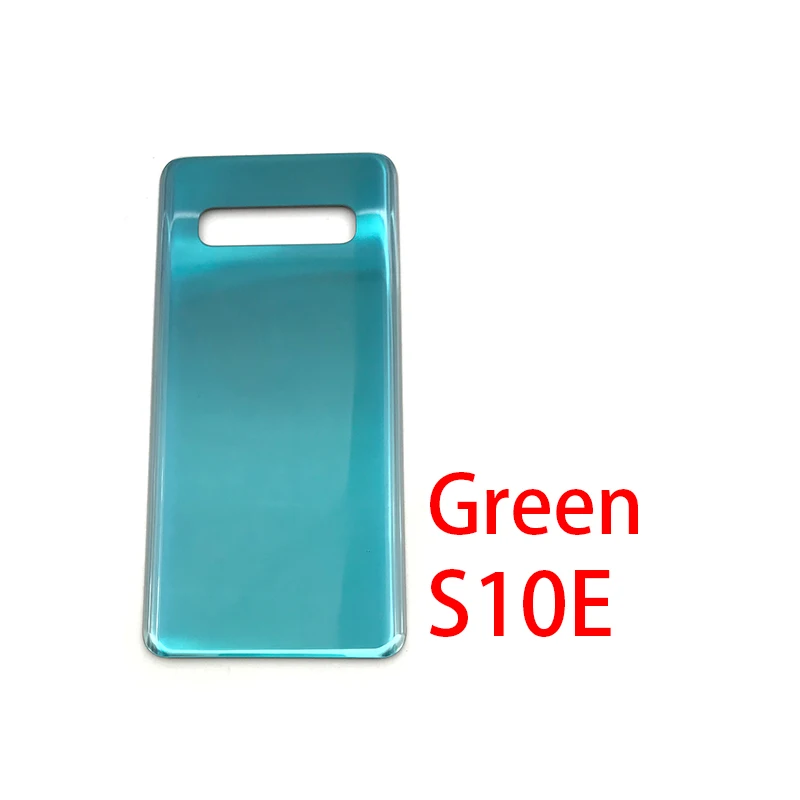 S10e Green 5 шт./лот для samsung Galaxy S10/S10 Plus/S10e Задняя крышка батареи Стекло - Цвет: S10e Green