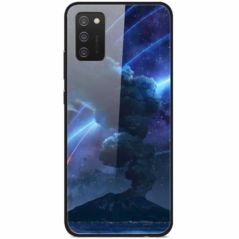 samsung cute phone cover For Samsung A31 A41 A71 Case Tempered Glass Hard Phone Cover For Samsung Galaxy A51 Case A 51 Protective Fashion Funda coque kawaii phone cases samsung Cases For Samsung