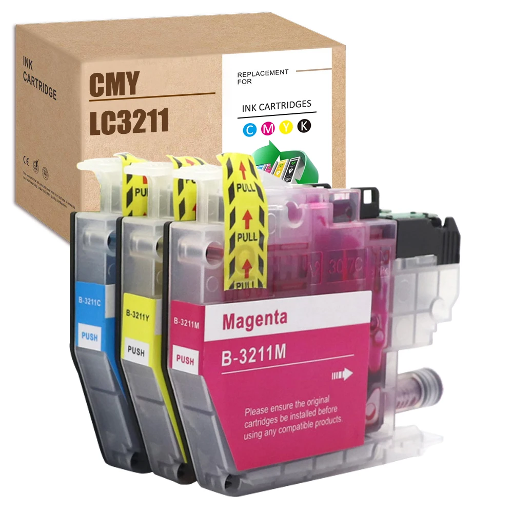 HS LC3211 Color Cartridge LC3211C LC3211M LC3211Y DCP-J572DW Cartridge MFC-J491DW Cartridge MFC-J497DW Cartridge J890DW J895DW 