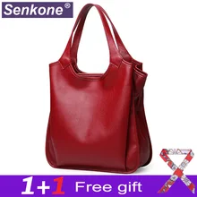 Сумка из натуральной кожи, женские сумки Hobos, тоут, женские кожаные сумки, большая женская сумка на плечо, красные сумки для женщин, новинка