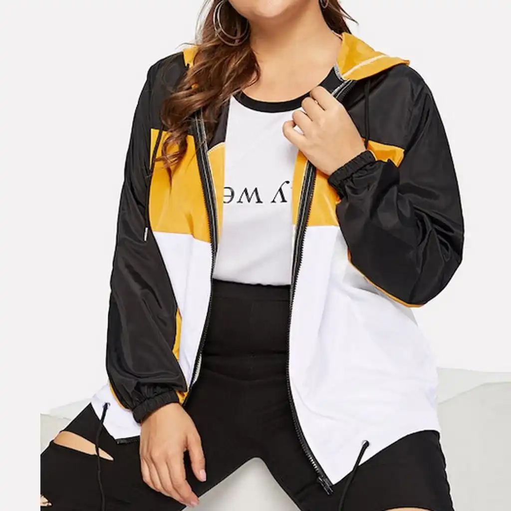 casaco esportivo feminino com capuz