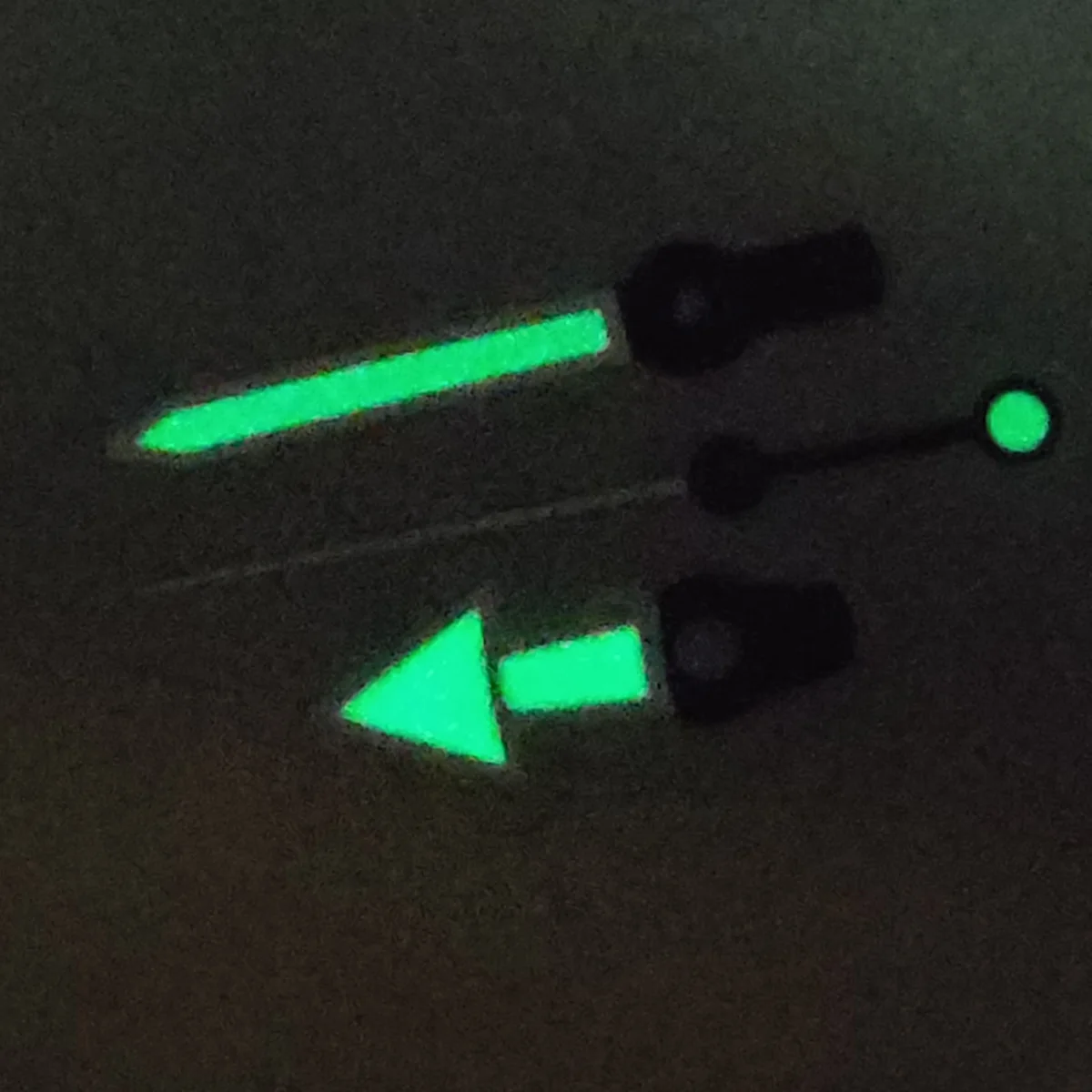 Watch accessories watch pointer NH35 hands pointer green super luminous suitable for NH35 NH36 movement A44