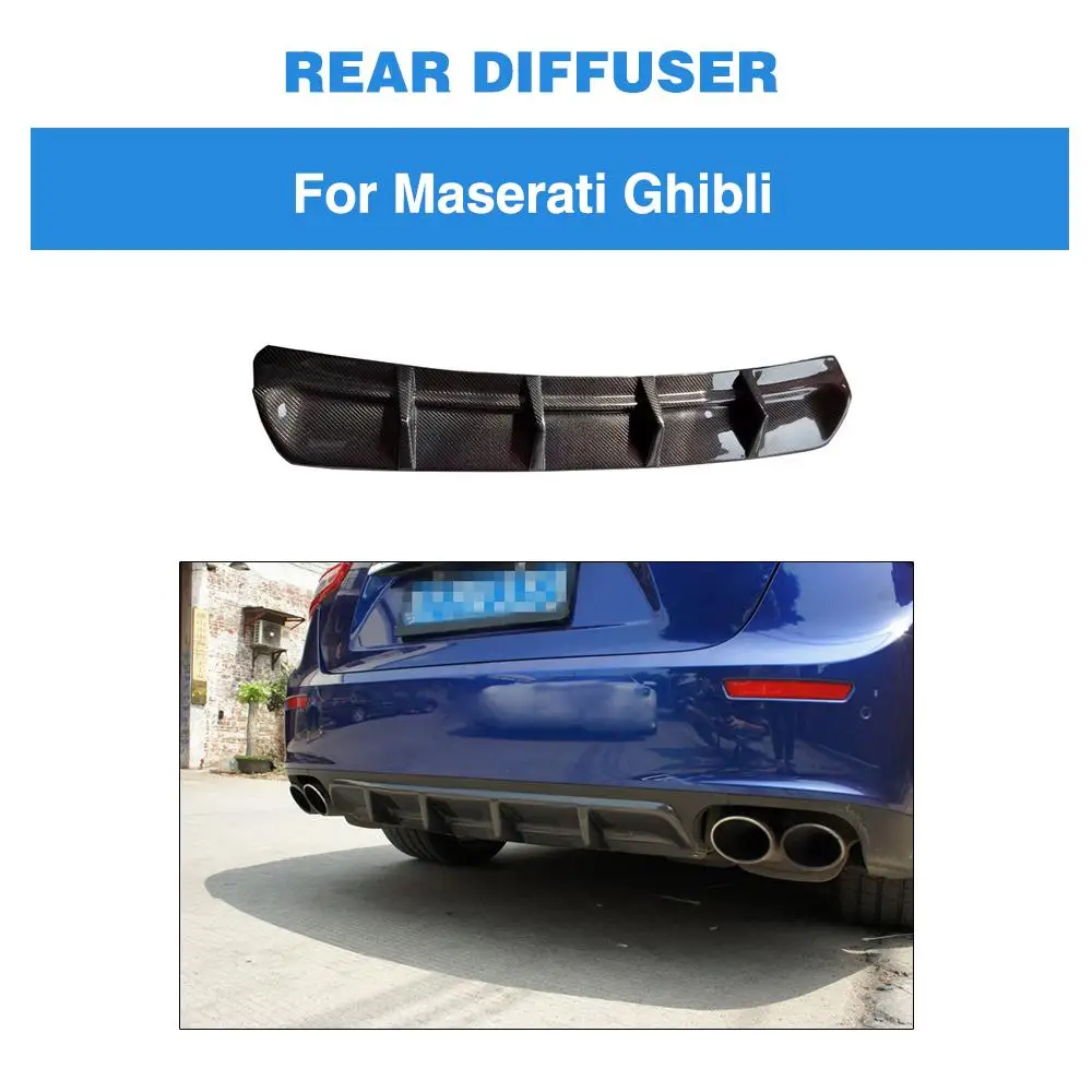 Автомобильный задний бампер из углеродного волокна диффузор спойлер для Maserati