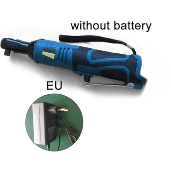 

60N.m 230RPM 3/8 Cordless Electric Ratchet Wrench Tool &Charger Kit UK Plug