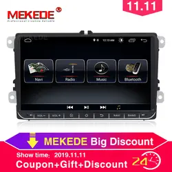 MEKEDE 9 "Android 8,1 Автомобильный gps навигация для VW GOLF 5, 6 Polo Passat b5, Jetta Tiguan Skoda, seat, canbus, руль