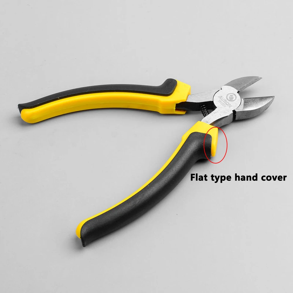 Cutting Pliers Diagonal Cutter Round Jaw Micro Beading Pliers Electrical Wires Cutters 6" Cut Side Snips Plier With Hand Cover