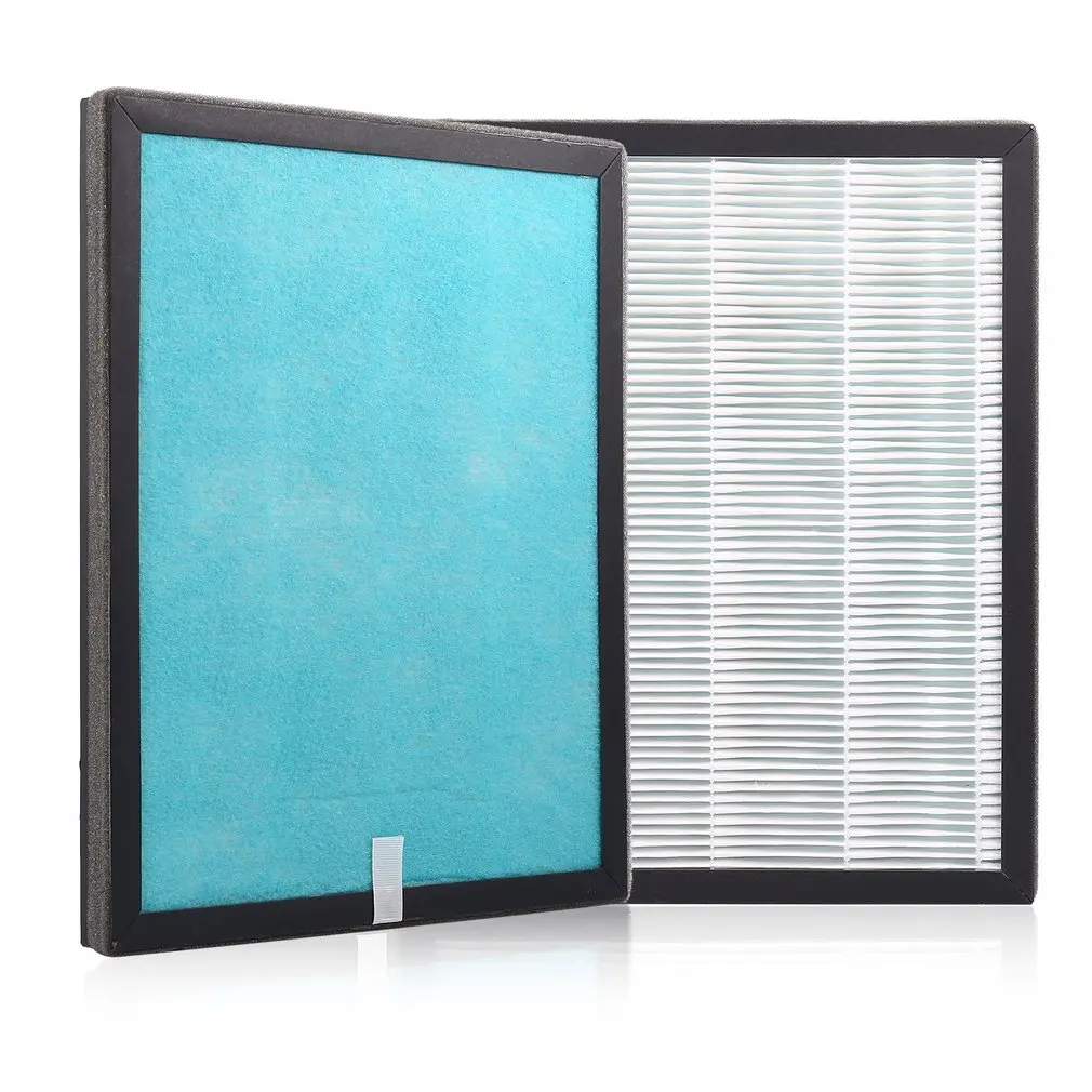 

Premium Towel Gourd Filter Screen Nano HEPA Air Filter Three Filter in One Package Compatible with WEOOLA Air Purifier