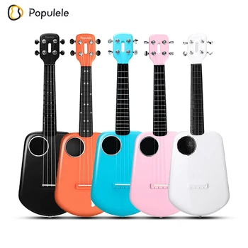 

Populele 2 LED Smart Soprano Ukulele Concert from Xiaomi Bluetooth Ukulele 4 Strings 23 Inch White Acoustic Electric Guitar Uke