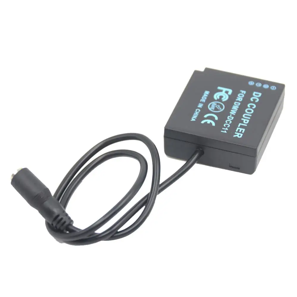 Адаптер питания для Lumix DMW DCC11 GF5 BLE9 GX7 S6 GX80 GX85 GF3K ZS110|dummy battery|battery dummygx7 battery |