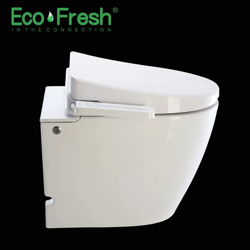 Ecofresh, умное сиденье для унитаза, u-образное электрическое биде, сантехника для ванной, УФ антибактериальное автоматическое мытье, подогрев унитаза