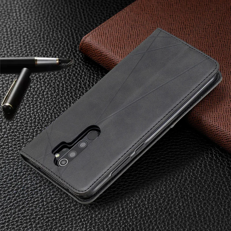 Geometric Magnetic absorption Leather Case Wallet Cover For Huawei Mate 30 Lite Flip Card Holder Stand Book For Mate 30 Pro Case