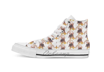 

Guy Fieri Flavortown breathable Casual High Top lace-up Canvas shoes sneakers Drop shipping