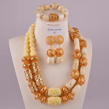 

white coral jewelry set african wedding coral beads necklace jewelry set for women
