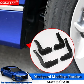 

QCBXYYXH Car-styling ABS Mud Flaps Splash Guard Mudguard Mudflaps Fenders Perfector Decoration For Honda 10th Accord 2018 2019