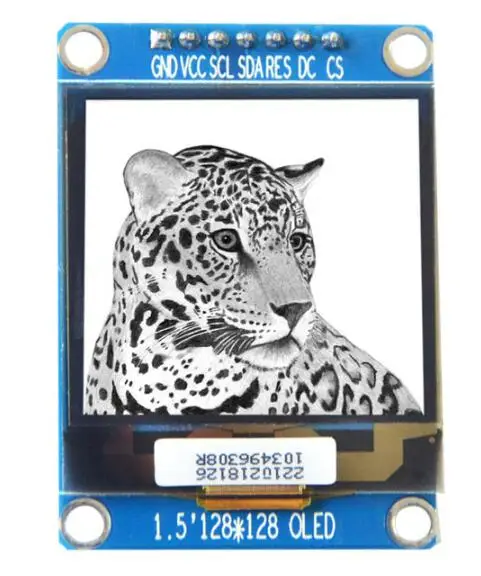7Pin 1,5 дюймовый OLED дисплей модуль 128*96 128*128 1,32 дюймовый OLED ЖК-экран SSD1327 с градацией серого цвета