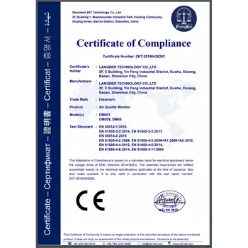 

Portable Digital LCD display Quick Sensing Air Quality Monitor Gas Pollution Meter Detector PM2.5+CO2+Formaldehyde(HCHO)