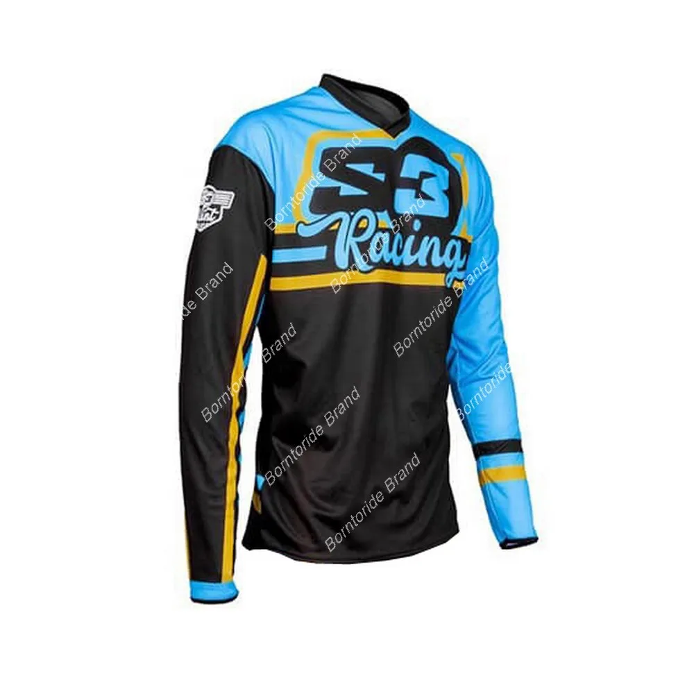 thumbnail image 1 of 2021 S3 Racing M1 MX Motocross Offroad Mtb Downhill Jersey Ciclismo Mountain Bike DH Maillot Ciclismo Hombre Jersey de secado rápido, 1 of 4