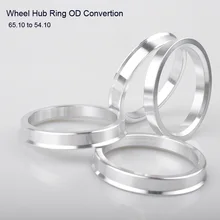 4 предмета в комплекте Ступица колеса центр кольца Алюминий сплав Centric Hub кольцо OD 65,1 мм ID 54,1 мм
