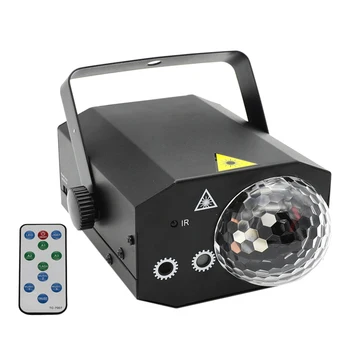 

Laser Projector Stage Light LED Magic Ball Party Lights Music Center Strobe Lamp with Remote for Home Wedding Party disco light
