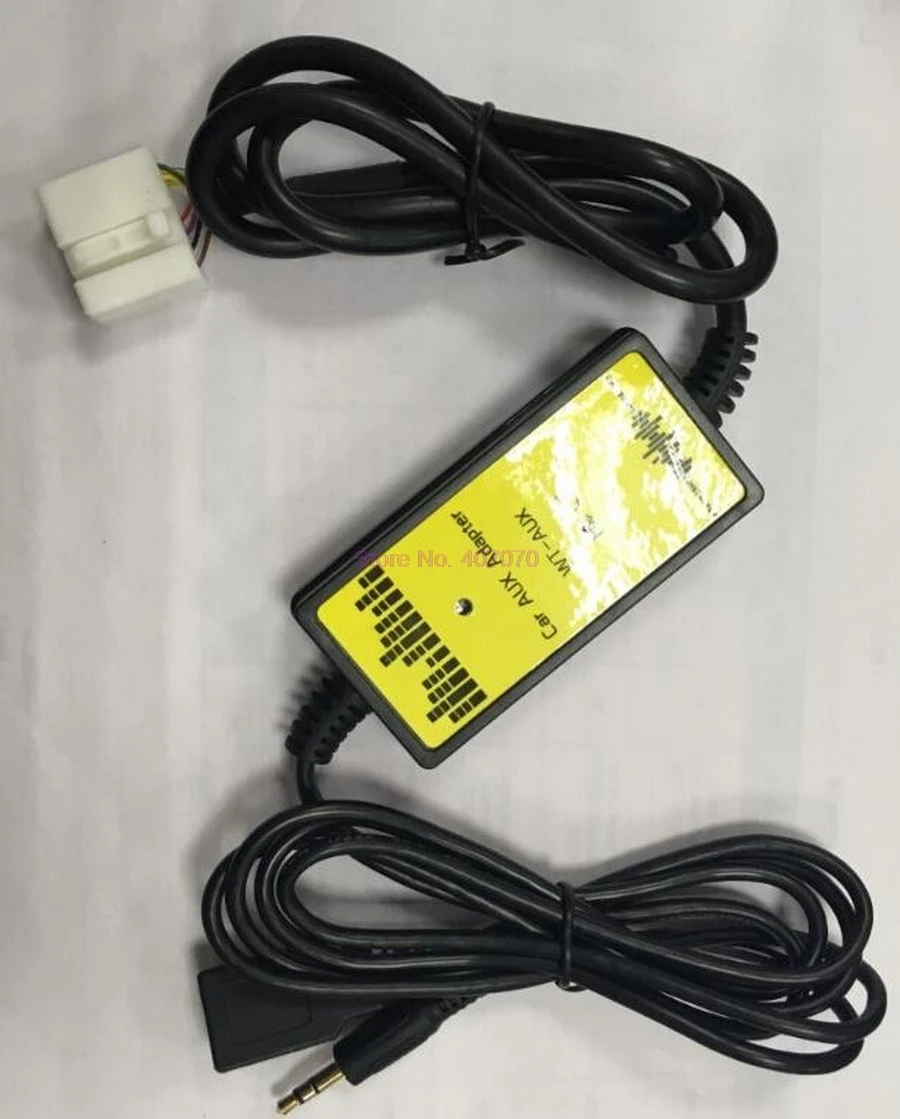 Через DHL или Fedex 10 шт. Автомобильный CD адаптер MP3 аудио интерфейс AUX USB SD 2x6P