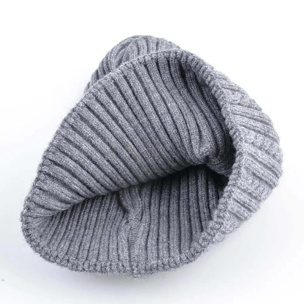 Мужская Толстая теплая зимняя шапка Skullies Beanies, шапки для мужчин, Повседневные вязаные шапки, женские модные шапки бини s gorro invierno