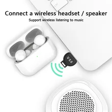Adaptateur USB 5.0, Dongle Audio/musique sans fil, pour voiture, PC, TV, récepteur, écouteurs