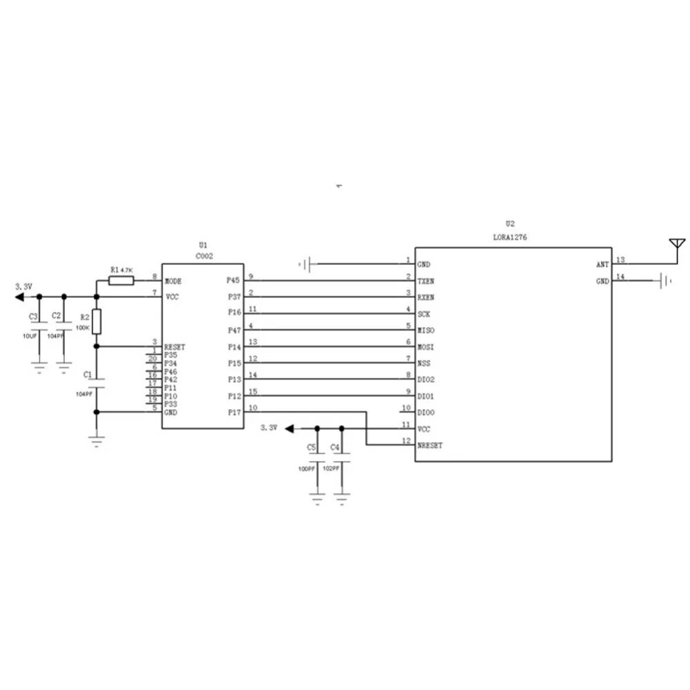 868mhz sx1276 RF Lora  (2)