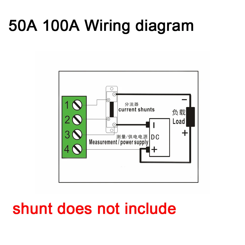 4 в 1 DC 14 600V 0 100A ЖК дисплей цифровой измеритель напряжения тока активной энергии