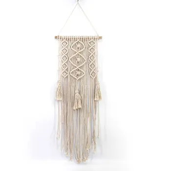 

Nordic Tassel Style Living Room Bedroom Wall Hanging Tapestry Home Decoration Pendant