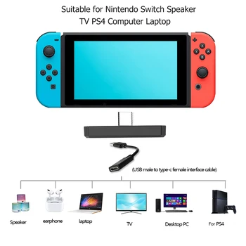 

Type-C Bluetooth 5.0 Transmitter Game Audio Wireless Adapter A2DP HFP 2.4GHz Household Television Playing Decoration